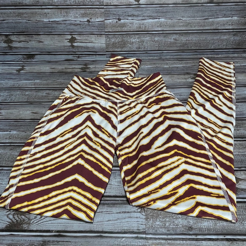 Zubaz Leggings Washington Redskin‎ Colorway EUC! Women's Size XS